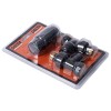 Комплект радиаторный Delta прямой 1/2 с термоголовкой М30х1,5, RAL 9005, чёрный (41400605)
