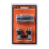 Комплект для нижнего подключения Delta прямой 3/4 x 3/4 с термоголовкой M30x1,5, чёрный (400501105)