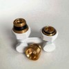 Узел нижнего подключения Giacomini R388X002, угловой 3/4 х 3/4, белый 9016