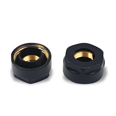 Комплект резьбовых соединений Primoclima для медной трубы 15x3/4, чёрный (PCS15BMB)