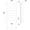 Полотенцесушитель электрический Terminus Евромикс квадро П8 400х850 (Стандарт)