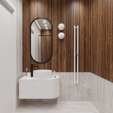 Полотенцесушитель электрический Terminus Стойка DUO проф 1600 хром