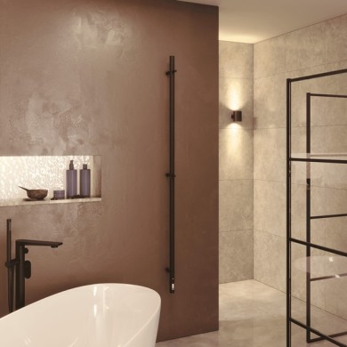 Полотенцесушитель электрический Terminus Стойка UNO проф 1600 хром