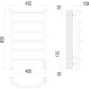 Полотенцесушитель электрический Terminus Виктория П6 400х650 (Стандарт)
