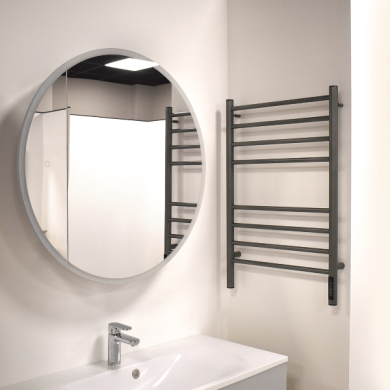 Полотенцесушитель электрический Terminus Аврора П8 500х800 КС графит