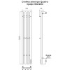 Полотенцесушитель электрический Terminus Стойка QUATRO проф 1200 хром