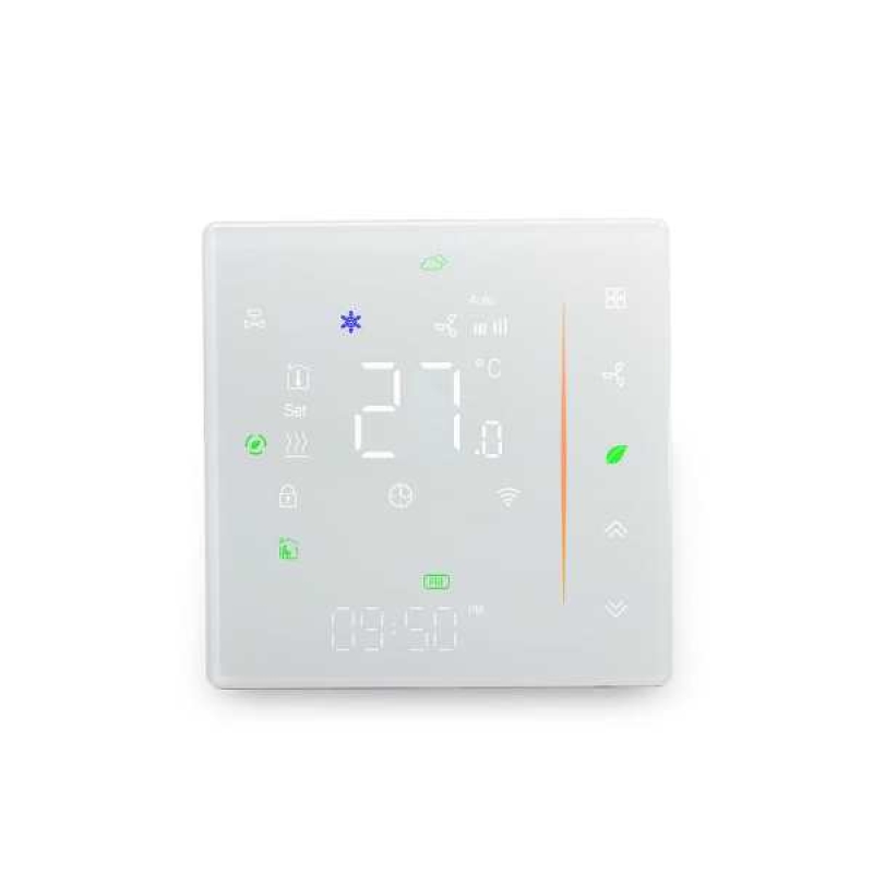 Термостат-контроллер MA-206-2FVW, WI-FI, White, для вентиляторов 24В, (0..10В) (Savva)