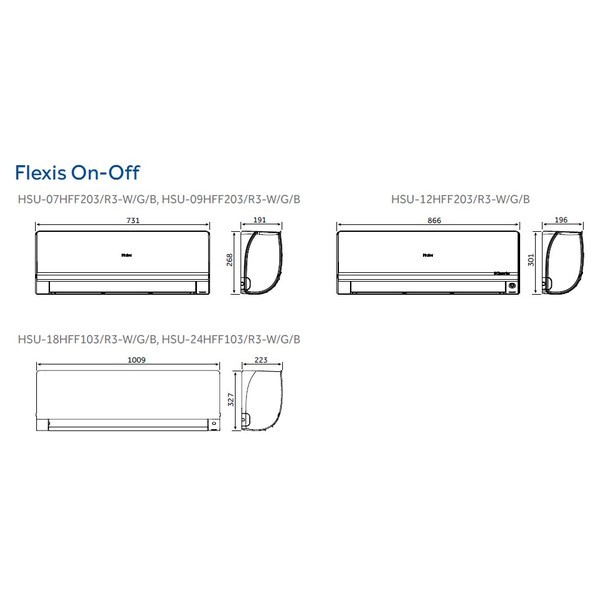 Сплит-система Haier, Flexis On/Off, HSU-18HFF103/R3-B / HSU-18HUF103/R3