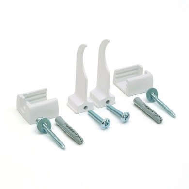 Набор настенных кронштейнов (2 шт.) для радиаторов RIFAR, цвет Белый