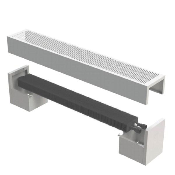 Напольный конвектор водяной Helios Therm Alpha Floor CAF высотой 200 мм