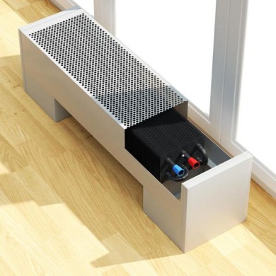 Напольный конвектор водяной Helios Therm Alpha Floor CAF высотой 230 мм