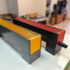 Напольный конвектор электрический Savva KN Electro 230х135х1900 RAL 9003