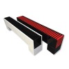 Напольный конвектор электрический Savva KN Electro 230х135х1900 RAL 9003