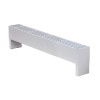 Напольный конвектор Savva KN STEP 230х225х1300 боковое подключение, RAL 9003 (50х200)