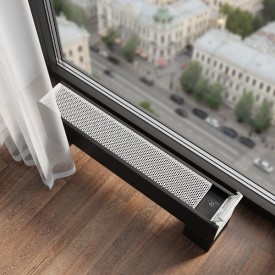 Напольный конвектор электрический Savva KN Electro 230х135х1100 RAL 9003