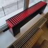 Напольный конвектор Savva KN 350х135х1500 RAL 9003 (100x100)
