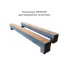 Напольный конвектор Savva KN 350х135х1500 RAL 9003 (100x100)