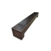 Напольный конвектор Savva KN 350х135х1500 RAL 9003 (100x100)