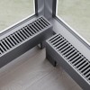 Напольный конвектор Savva KN 350х135х1500 RAL 9003 (100x100)