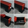 Напольный конвектор Savva KN 350х135х1500 RAL 9003 (100x100)