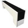 Напольный конвектор Savva KN 350х135х1500 RAL 9003 (100x100)