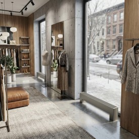 Напольный конвектор Savva Step высотой 500 мм