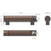 Напольный конвектор Savva Timber KN