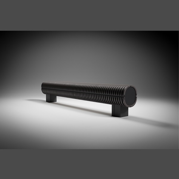 Напольный конвектор Savva Timber KN Boost ШхВхД - 170х280х1500 (100х100), черный, 4532 Вт