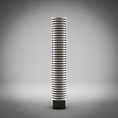 Напольный водяной конвектор-колонна Savva Timber V ШхГхВ - 200х170х2400, белёный дуб, 7230 Вт