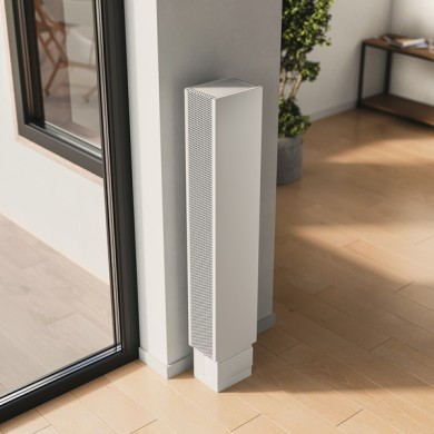Напольный водяной конвектор-колонна Savva Verta высотой 800 мм