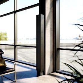 Напольный водяной конвектор-колонна Savva Verta высотой 1500 мм