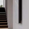 Дизайн конвектор SAVVA Chinook Glass мат 400х1800 вертикальный, водяной, настенный, 4258 Вт