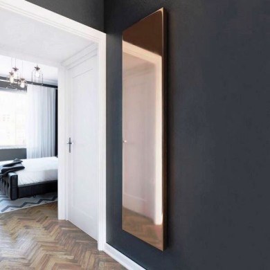 Вертикальный дизайн радиатор SAVVA DRV 600х120х2400 Mirror Bronze (т/о 5х2)