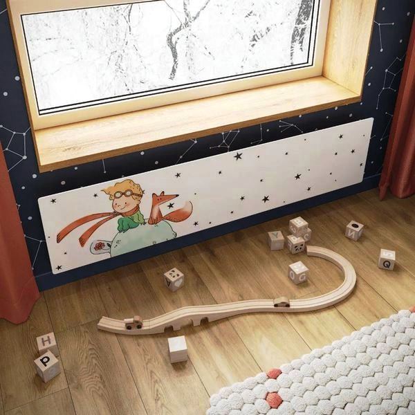 Дизайн конвектор SAVVA DRH Electro Glass мат 600х60х500 горизонтальный, настенный, 680 Вт