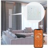 Дизайн конвектор SAVVA Chinook X2 Glass 400х1900 вертикальный, водяной, настенный