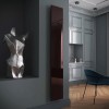 Дизайн конвектор SAVVA Chinook X2 Glass 400х1900 вертикальный, водяной, настенный