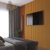 Дизайн конвектор SAVVA Chinook X2 Mirror Bronze 500х1900 вертикальный, водяной, настенный