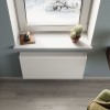 Настенный конвектор SAVVA Step-S 125х400х900 (100x100), нижнее подключение, RAL 9003
