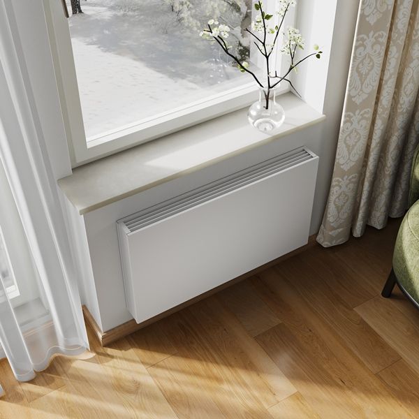 Настенный конвектор SAVVA Step-S 75х600х800 (100х50), RAL 9003, 1007 Вт