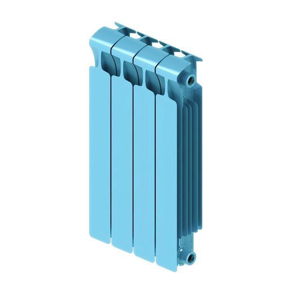 Монолитный биметаллический радиатор Rifar Monolit 300-10 сапфир, нижнее правое подключение