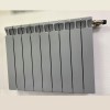 Монолитный биметаллический радиатор Rifar Monolit 300-12 титан, нижнее правое подключение