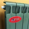 Монолитный биметаллический радиатор Rifar Monolit 500-10 антрацит, нижнее правое подключение