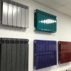 Монолитный биметаллический радиатор Rifar Monolit 500-10 антрацит, нижнее правое подключение