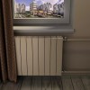 Монолитный биметаллический радиатор Rifar Supremo Ventil R 350-10 белый, нижнее правое подключение