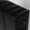 Монолитный биметаллический радиатор Rifar Supremo 800-14 антрацит, боковое подключение