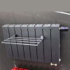 Монолитный биметаллический радиатор Rifar Supremo Ventil R 800-10 титан, нижнее правое подключение