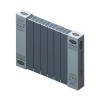 Монолитный биметаллический радиатор Rifar Supremo Ventil R 800-10 титан, нижнее правое подключение