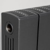 Монолитный биметаллический радиатор Rifar Supremo Ventil R 800-10 титан, нижнее правое подключение