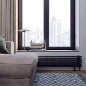 Трубчатый горизонтальный радиатор Caldo Bordo-600-5с-230-X с профилем 60х30, нижнее разнесённое