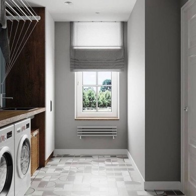 Трубчатый горизонтальный радиатор Caldo Bordo-1500-2с-80-X с профилем 60х30, боковое